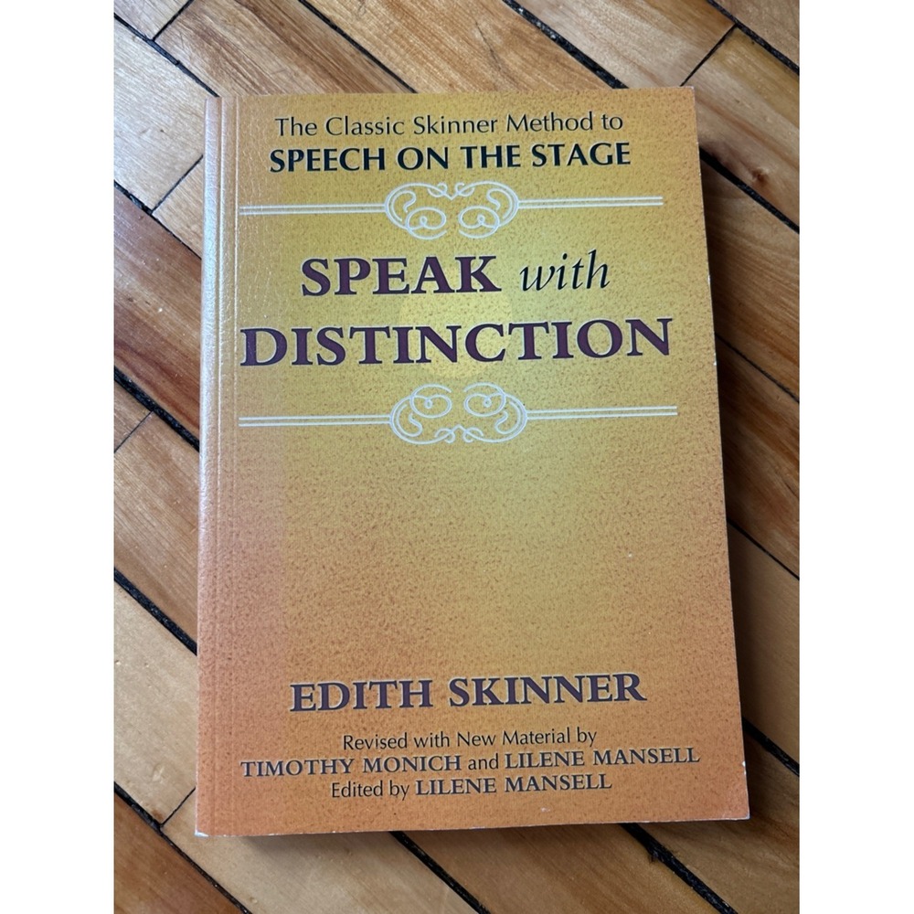 Public Speaking Development Resources Speak with Distinction by Edith Skinner